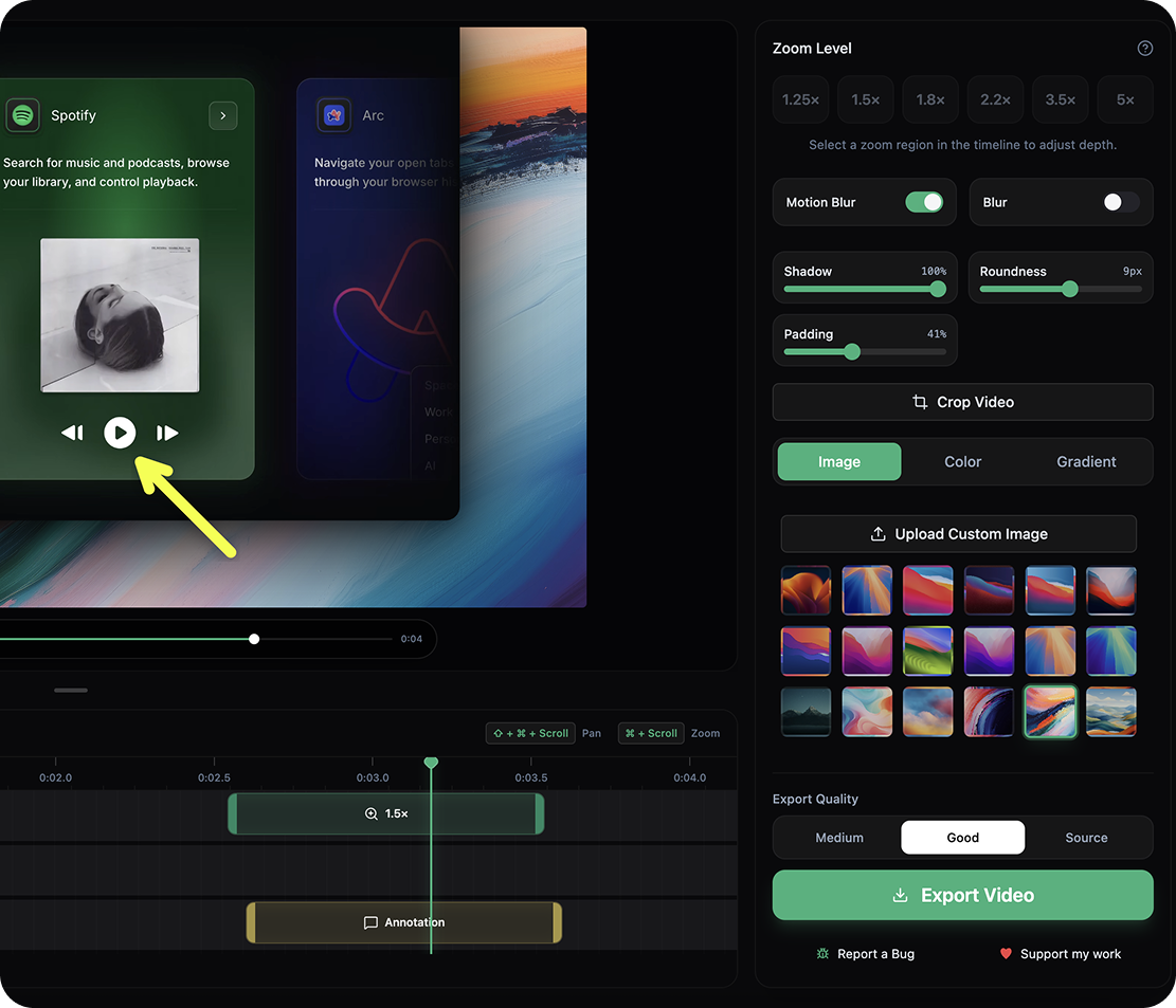 OpenScreen App Preview 2